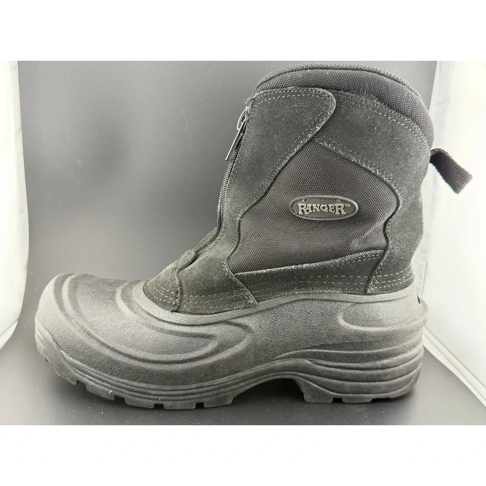 Ranger - Zip Front, Winter Snow Duck Boots, Waterproof, Insulated, 062014 Mens-9